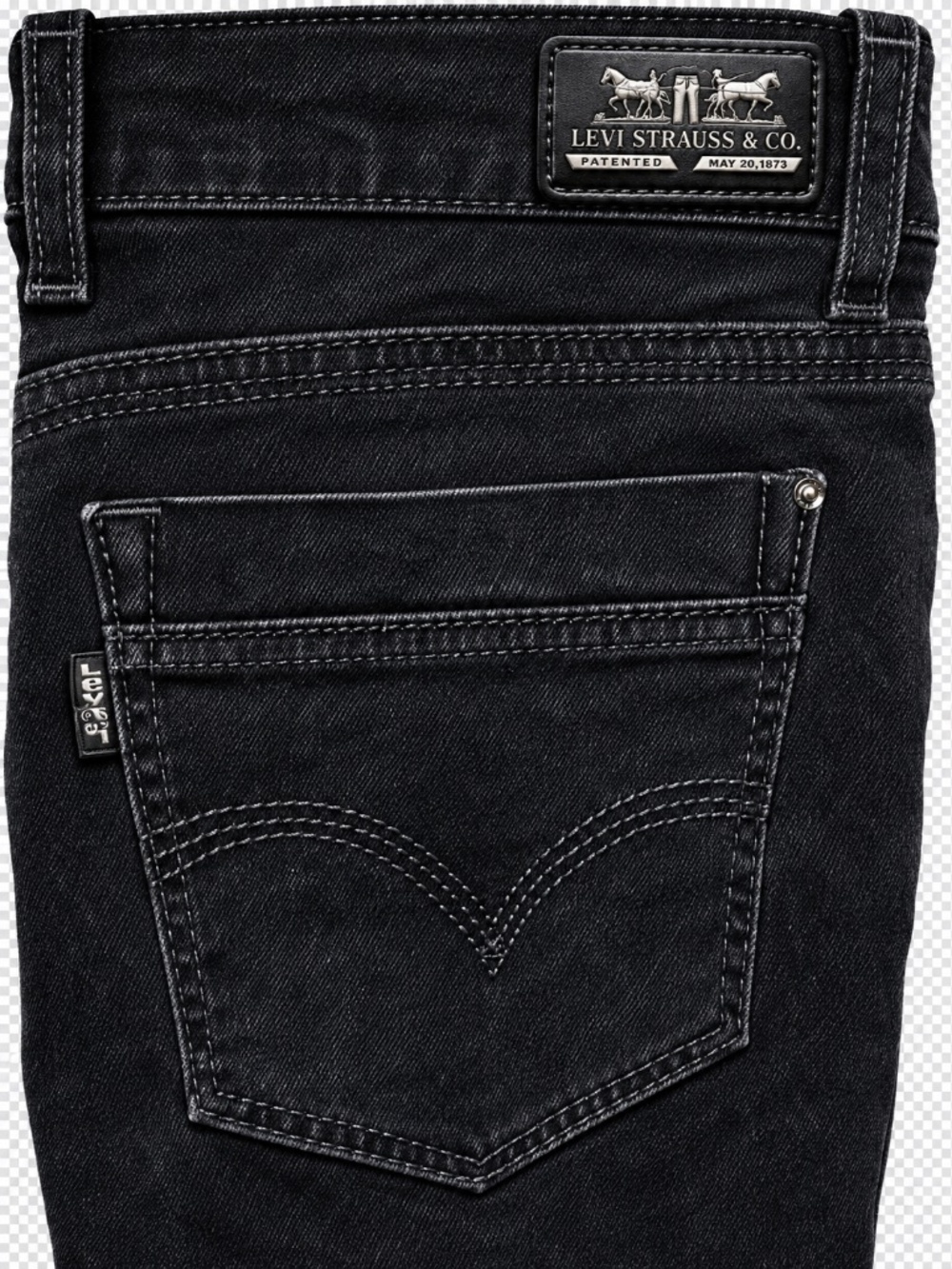 Levi's 311 Shaping Skinny Jeans Size 16M W33 L32 Black Curvy Fit Double Button
